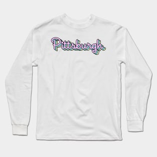 Pittsburgh Retro Long Sleeve T-Shirt